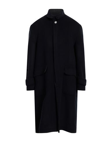 Naviglio Milano Man Coat Midnight Blue Size 36 Wool, Polyamide, Acrylic, Polyester