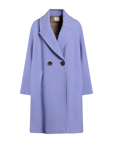 Alysi Woman Coat Light Purple Size 8 Wool, Polyamide