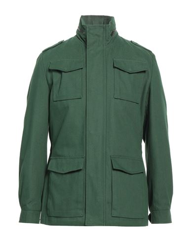 Mp Massimo Piombo Man Jacket Green Size 42 Cotton