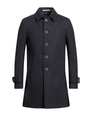 Herman & Sons Man Coat Lead Size 42 Polyester, Viscose, Elastomultiester In Grey