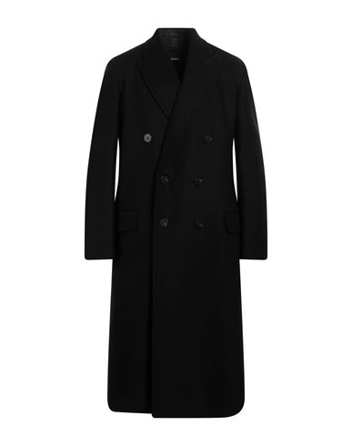 Neil Barrett Man Coat Black Size 38 Wool, Polyamide, Polyester, Cotton, Virgin Wool