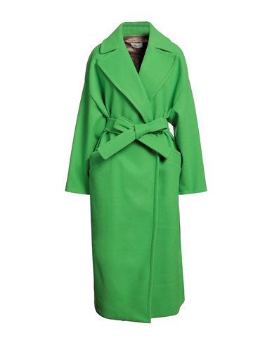 Vicolo Woman Coat Green Size L Polyester