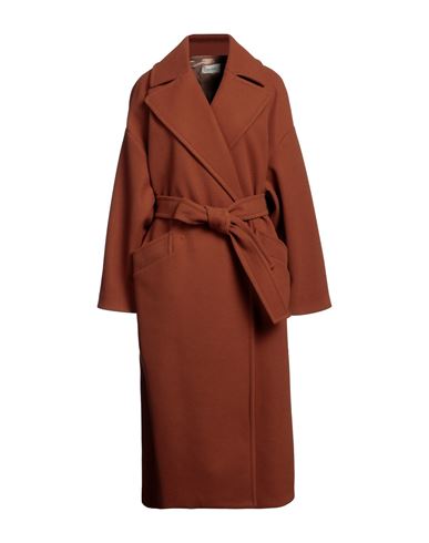 Vicolo Woman Coat Brown Size L Polyester