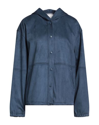 Max Mara Woman Jacket Slate Blue Size Xl Polyester, Elastane
