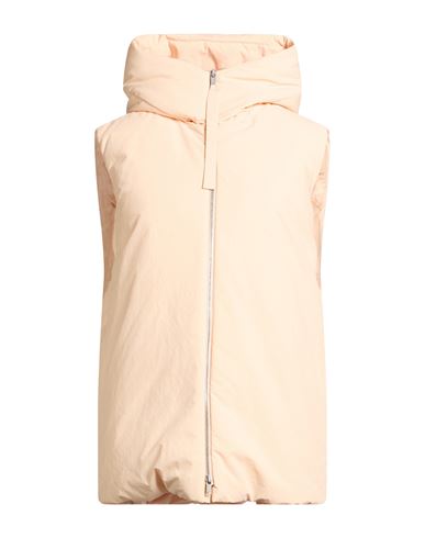 Jil Sander Woman Vest Apricot Size 00 Polyester In Neutral