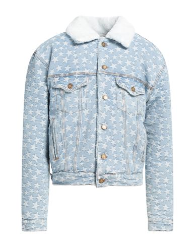 ERL | H.Lorenzo|Star Jacquard Denim Jacket (ERL05J023-BLUE), M / Blue