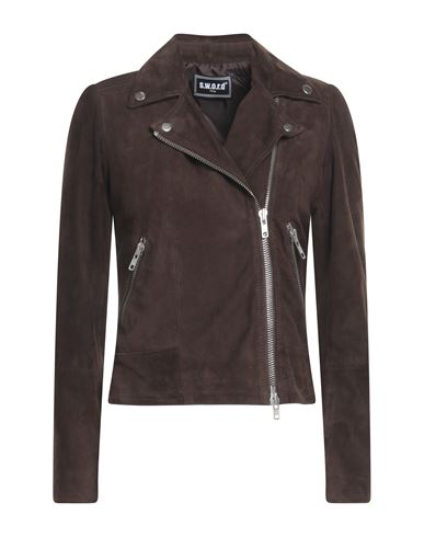 Sword 6.6.44 Woman Jacket Dark Brown Size 12 Soft Leather