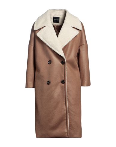 Marciano Woman Coat Camel Size 10 Polyester In Beige