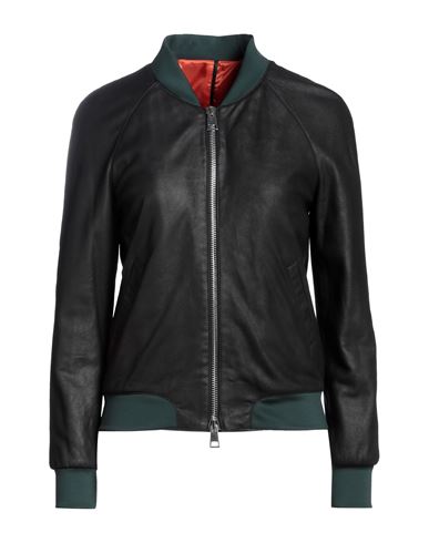 Mut Woman Jacket Black Size 6 Soft Leather