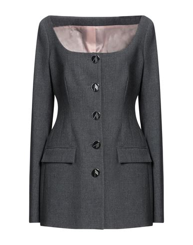 Attico The  Woman Blazer Lead Size 6 Polyester, Viscose, Elastane In Grey