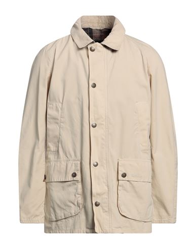 Barbour Man Jacket Ivory Size M Cotton In White