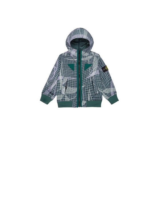 Jacket Man 40922 NYLON METAL IN ECONYL® REGENERATED NYLON, CAMOUFLAGE PRINT Front STONE ISLAND BABY