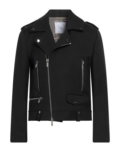 Gaelle Paris Gaëlle Paris Man Jacket Black Size 42 Cotton, Polyester, Viscose In Black