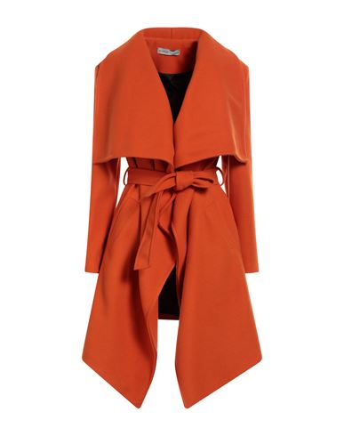 Boutique De La Femme Woman Coat Orange Size L/xl Polyester