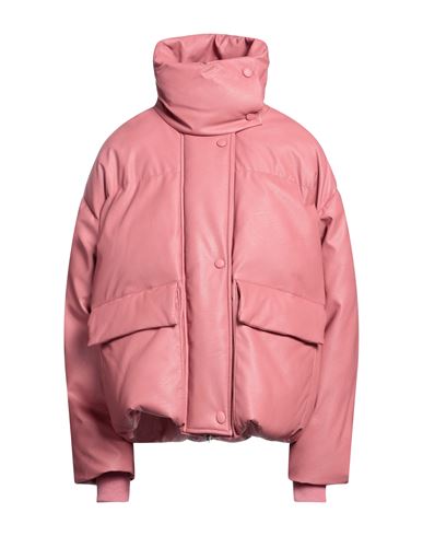 Stella Mccartney Woman Jacket Pink Size 4-6 Viscose, Polyurethane, Wool, Polyamide