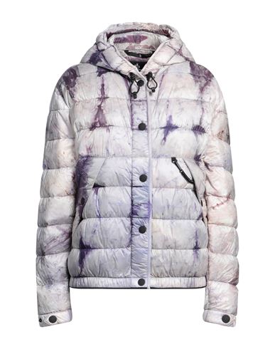 MONCLER MONCLER GRENOBLE WOMAN DOWN JACKET PURPLE SIZE 3 POLYAMIDE, POLYESTER, ELASTANE