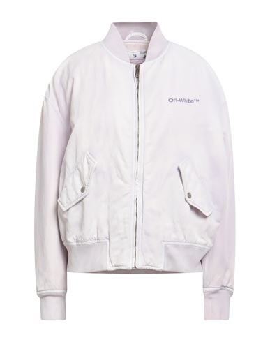 Off-white Woman Jacket Lilac Size 4 Polyamide, Elastane In Purple