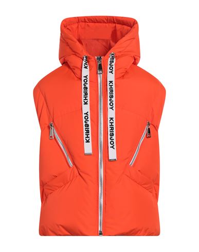 Khrisjoy Man Down Jacket Orange Size 00 Polyester