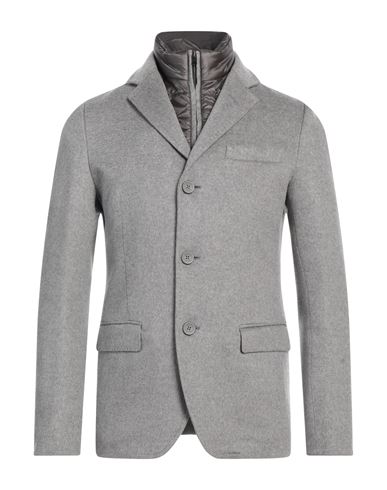 Herno Man Jacket Grey Size 36 Cashmere