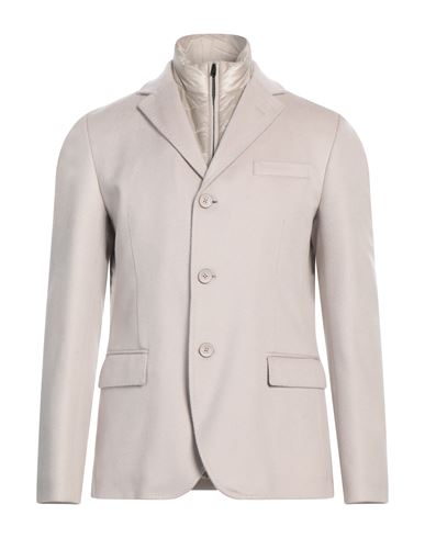Herno Man Jacket Beige Size 40 Cashmere