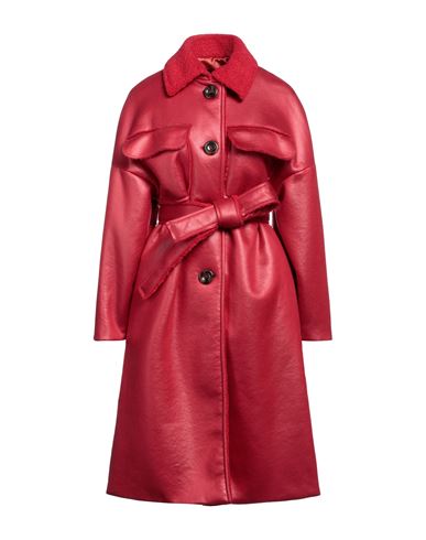 Marciano Woman Coat Red Size 12 Polyester