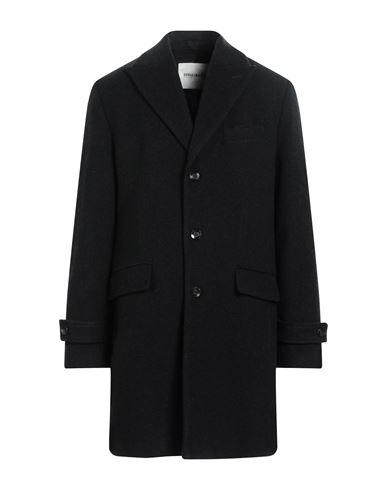Officina 36 Man Coat Steel Grey Size 42 Wool, Nylon In Gray