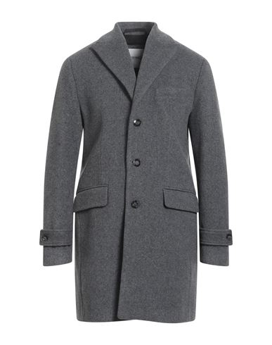 Officina 36 Man Coat Grey Size 42 Wool, Nylon In Gray