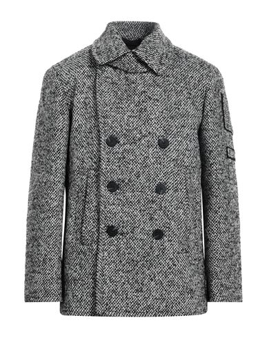 Neil Barrett Man Coat Black Size 40 Acrylic, Wool, Polyester, Alpaca Wool, Cotton