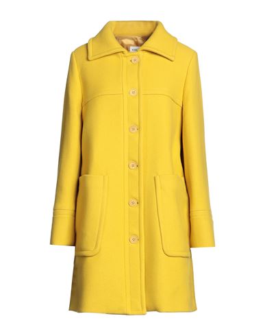 P.a.r.o.s.h P. A.r. O.s. H. Woman Coat Yellow Size M Virgin Wool, Polyamide