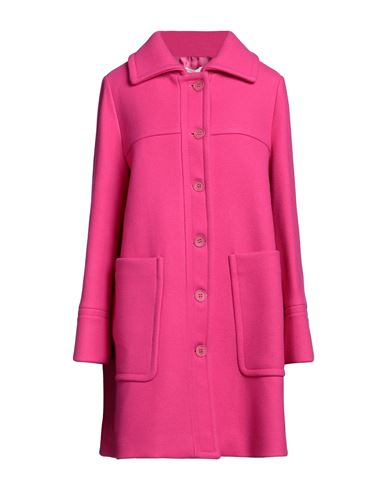 P.a.r.o.s.h P. A.r. O.s. H. Woman Coat Fuchsia Size S Virgin Wool, Polyamide In Pink
