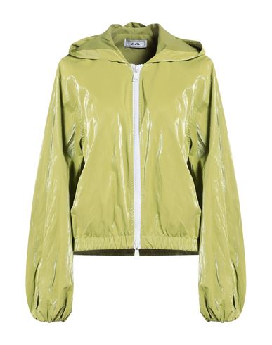 Jijil Woman Jacket Light Green Size 8 Viscose, Polyester, Cotton, Metal