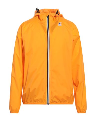 K-way Man Jacket Mandarin Size Xxl Polyamide In Orange