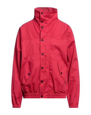 Shop Dsquared2 Man Jacket Red Size L Cotton, Elastane