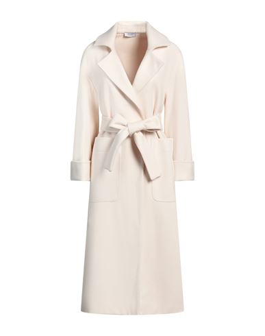 Hopper Woman Coat Ivory Size 4 Polyester, Acrylic, Wool In White
