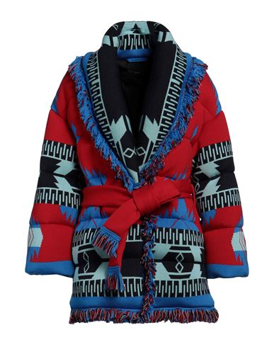 Shop Alanui Woman Puffer Red Size M/l Virgin Wool