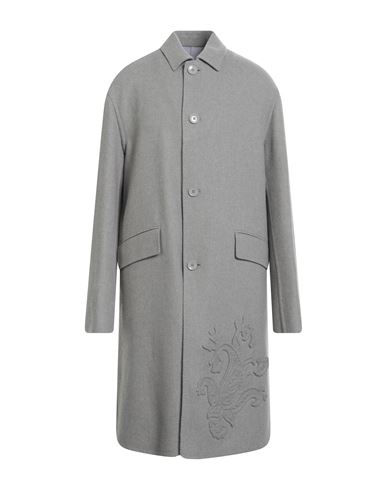 Etro Man Coat Grey Size 38 Virgin Wool