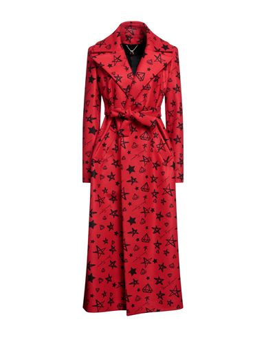 Revise Woman Coat Red Size 10 Polyester