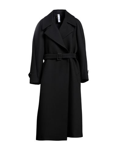 Hevo Hevò Woman Coat Black Size 2 Polyester