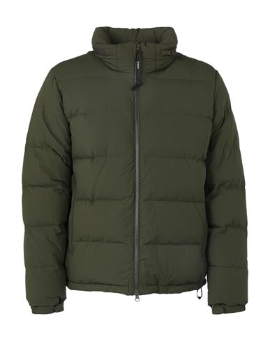 Aspesi Man Puffer Military Green Size Xl Polyamide, Elastane In Green