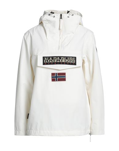 Napapijri Woman Jacket Ivory Size S Polyamide In White