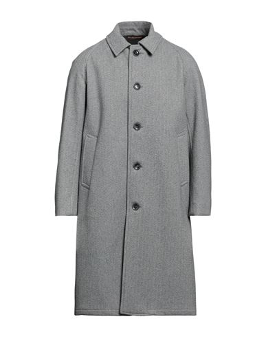 En Avance Man Coat Grey Size 40 Polyester, Viscose