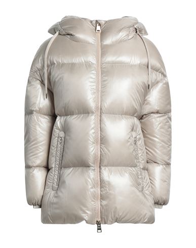 Herno Woman Down Jacket Beige Size 2 Polyamide
