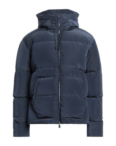 Herno Man Jacket Blue Size 44 Polyamide