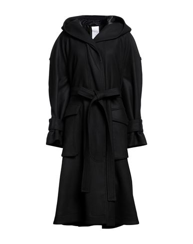 Az Factory Woman Coat Black Size 6 Wool, Polyester