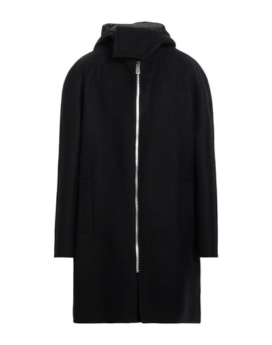 Givenchy Men's Coat With Hood In Wool, Cashmere And Silk In Black Grey
