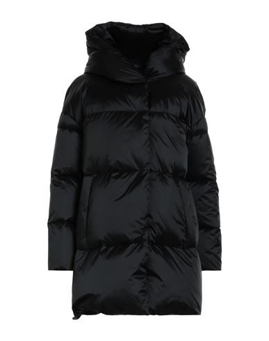 Herno Woman Down Jacket Black Size 6 Polyamide