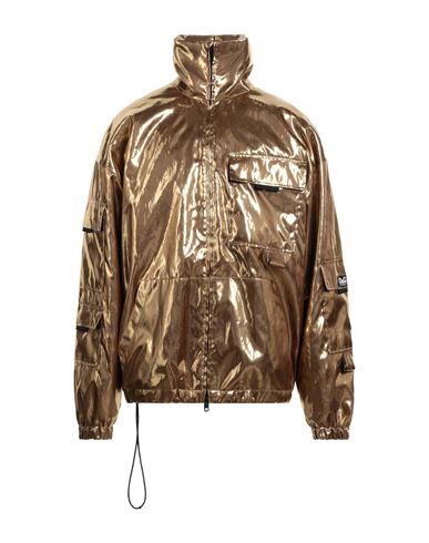 Dolce & Gabbana Man Jacket Gold Size L Polyester