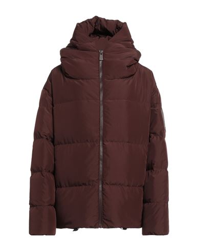 Bacon Woman Down Jacket Burgundy Size M Polyester In Red
