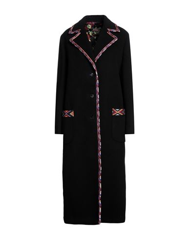 Etro Three-buttoned Coat In Black