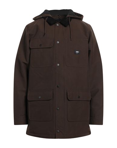 Vans Man Jacket Dark Brown Size Xxl Nylon